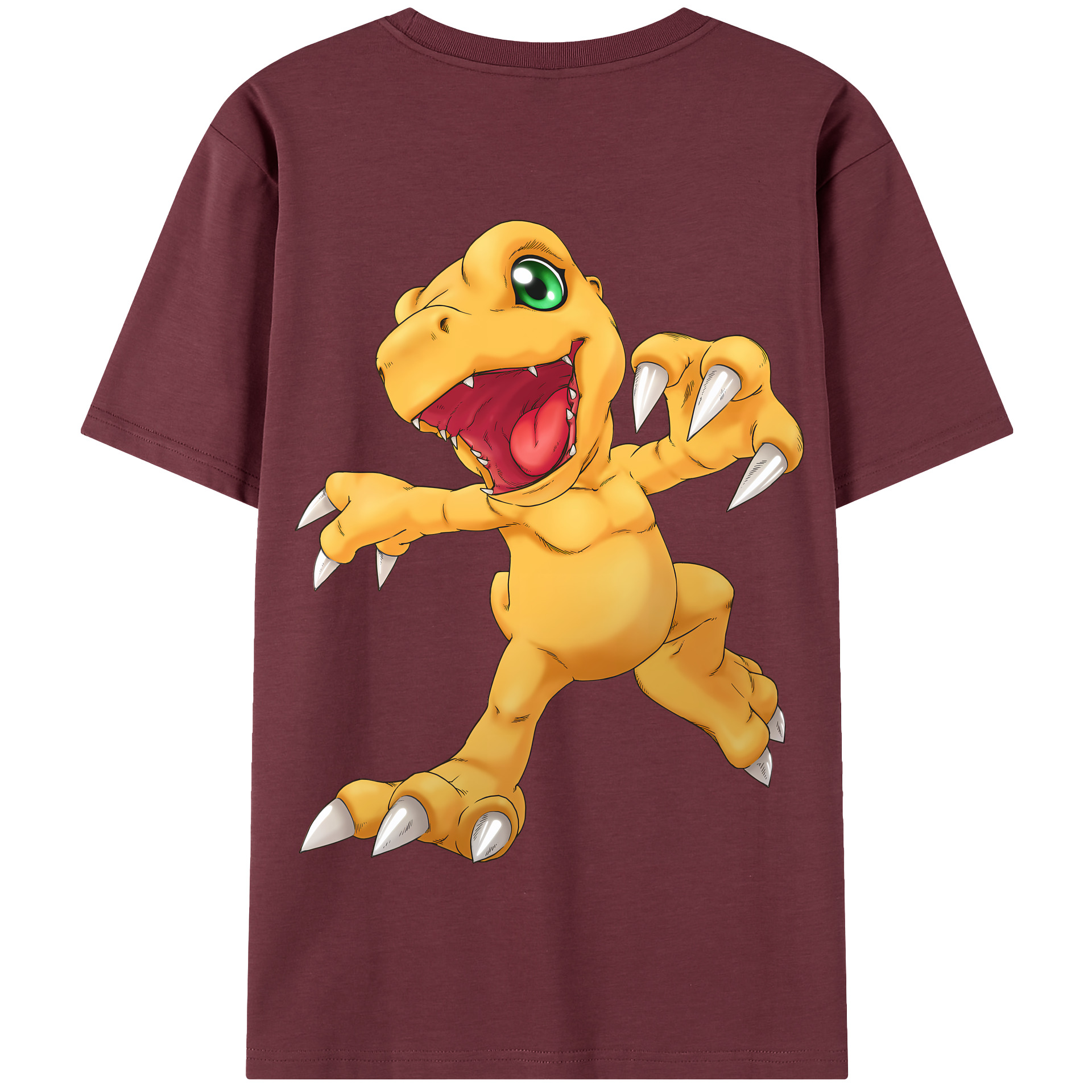 （画像用） Digimon デジタルモンスター/デジモン 綿100％半袖Tシャツ（背面プリント）